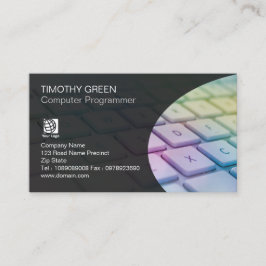 Carte De Visite Ordinateur Compétences Services Clavier portable c