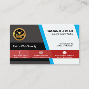 Carte De Visite Ordinateur Web Futuriste Stylisé Polygon Trapeziu