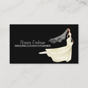 Carte De Visite Organisateur mariage Coordonnateur des événements 