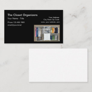 Carte De Visite Organiser Et Retirer Le Closet