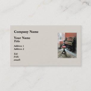 Carte De Visite Orgue avec outil Petit Point