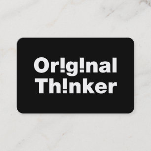 Carte De Visite Original Thinker