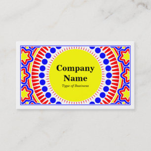 Carte De Visite Ornement 01 v2 - Coloré