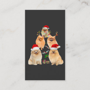 Carte De Visite Ornement de décoration de sapin de Noël drôle de P