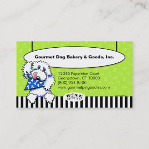Carte De Visite Os de chien Appetit ! Aliments pour animaux