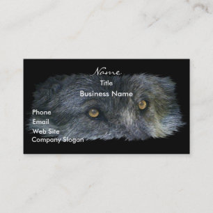 Carte de visite ou carte de profil WOLF EYES