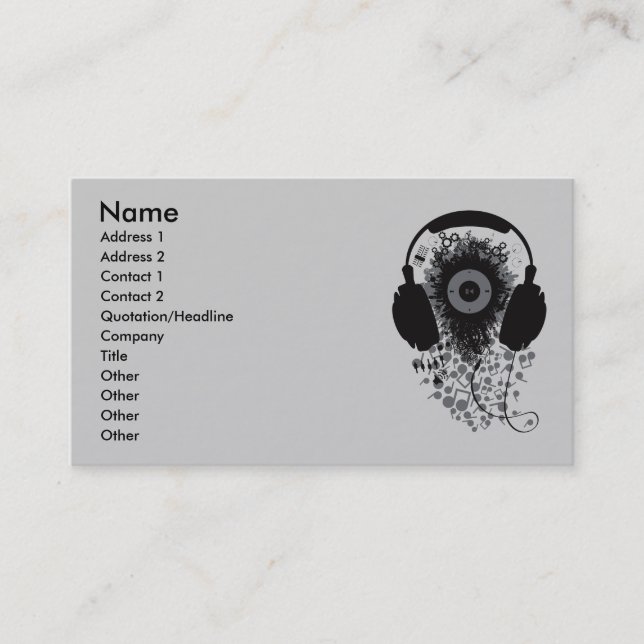 Carte De Visite Our_Music (Devant)