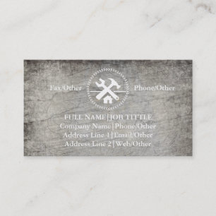 Carte De Visite Outil de charpentier pour constructeurs profession