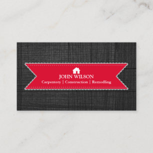 Carte De Visite Outil de charpentier pour constructeurs profession