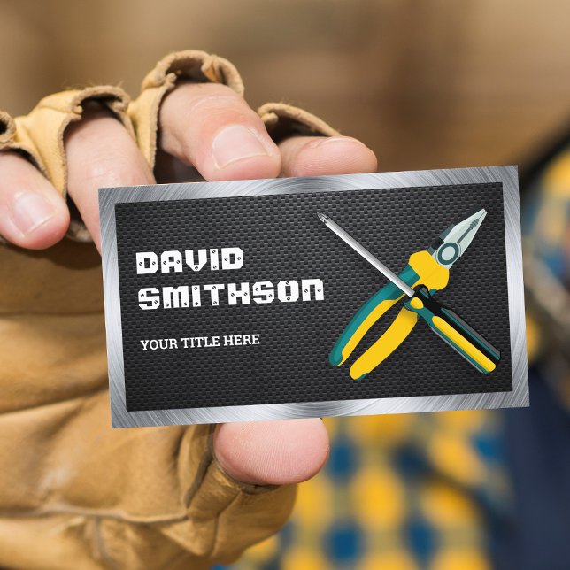 Carte De Visite Outil de réparation en fibre de carbone (Créateur téléchargé)