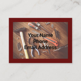 Carte De Visite Outils