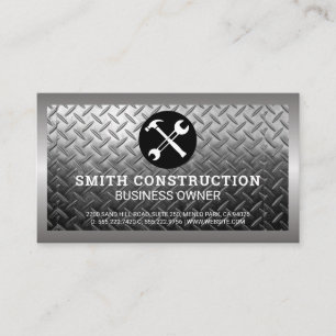Carte De Visite Outils Builder Acier de construction