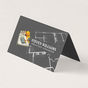 Carte De Visite Outils d'architecture   Plan directeur   Entrepren