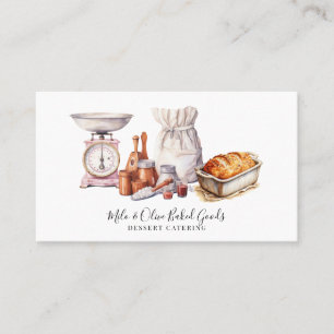 Carte De Visite Outils de boulangerie pâtisserie Chef