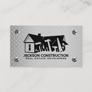 Carte De Visite Outils de construction Constructeur de maisons