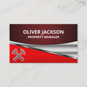 Carte De Visite Outils de construction matérielle   Marteaux   Mét