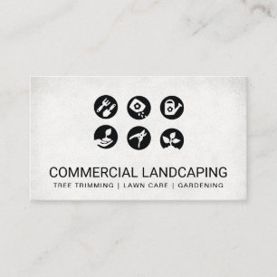 Carte De Visite Outils de jardinage   Entretien de l'aménagement p