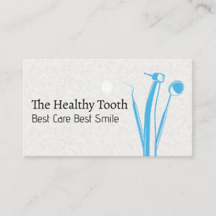 Carte De Visite Outils de nettoyage des dents dentaires   Santé