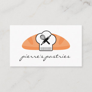 Carte De Visite Outils de pain et de cuisine
