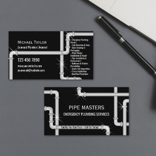 Carte De Visite Outils de plomberie pour tuyaux en caoutchouc