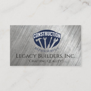 Carte De Visite Outils main de construction Réparation de build