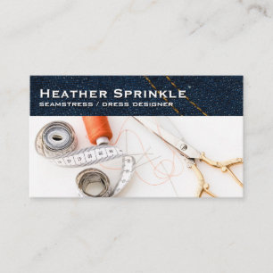Carte De Visite Outils Seamstress Jean Pants