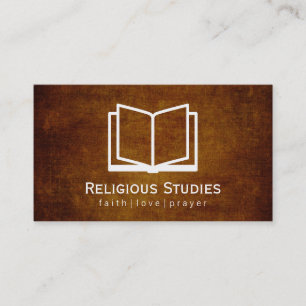 Carte De Visite Ouvert (Texture Vintage)