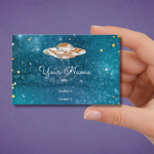 Carte De Visite OVNI dans la galaxie artistique