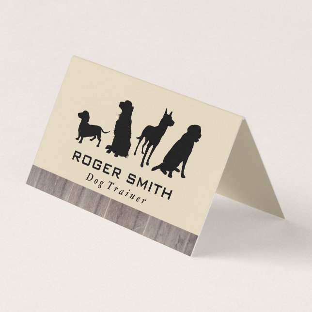 Carte De Visite Pack Canine | Formation des chiens (Devant)