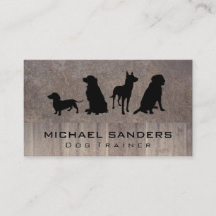Carte De Visite Pack chien   Services et formation des animaux