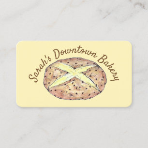 Carte De Visite Pain de soude irlandais Pain boulangerie Pâtisseri
