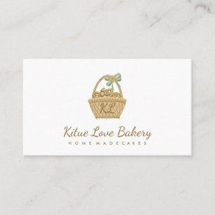 Carte De Visite Pain Jaune Brun Croissant Boulangerie Rustique Piq
