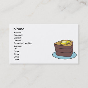 Carte De Visite pain perdu