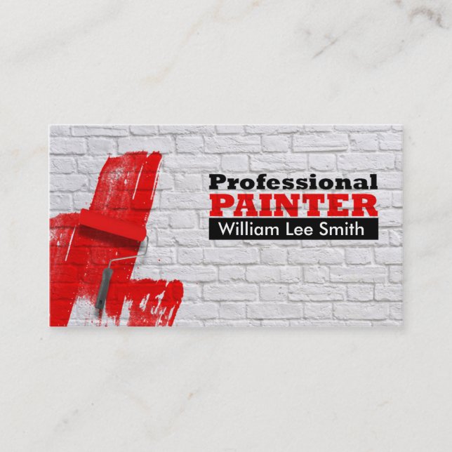 Carte De Visite Painter Business card (Devant)
