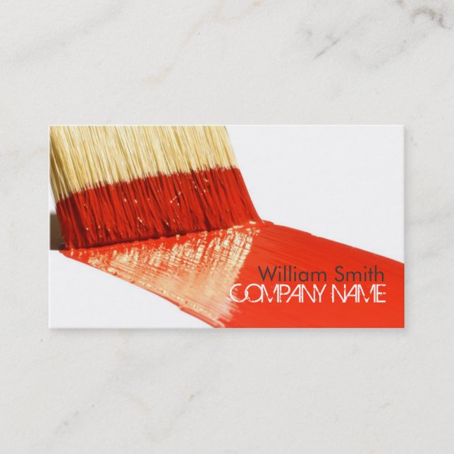 Carte De Visite Painter Business Card (Devant)