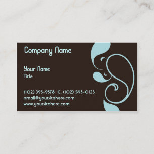 Carte De Visite Paisley Splash