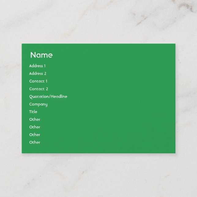 Carte De Visite Pakistan : Chubby (Devant)