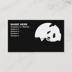 Carte De Visite panda