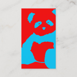 Carte De Visite panda plush