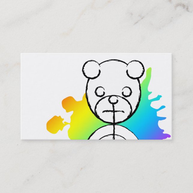 Carte De Visite panda splatz. (Devant)