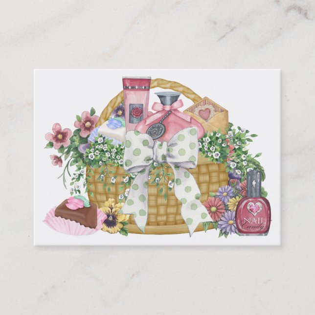 Carte De Visite Panier cadeau - SRF (Devant)