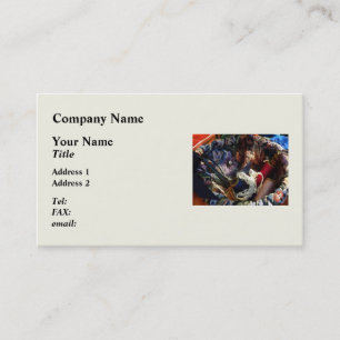 Carte De Visite Panier de croix et de filetage