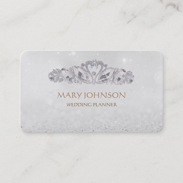 Carte De Visite Panier professionnel Wedding planner personnalisé (Devant)