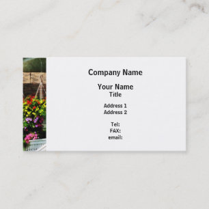 Carte De Visite Paniers pendants