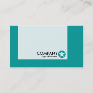 Carte De Visite Panneau - Couleurs - Étoile - Turquoise