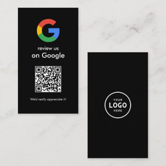 Carte De Visite Panneau de code QR Google pour examen de numérisat