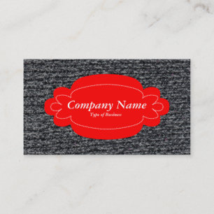 Carte De Visite Panneau décoratif 01 - Rouge - Jumper laineux 01