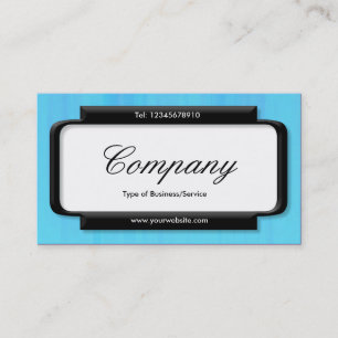 Carte De Visite Panneau élégant (police de script) - Texture peint