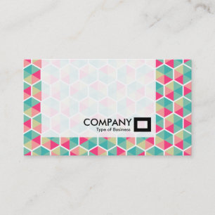 Carte De Visite Panneau - motif Hexagon 02