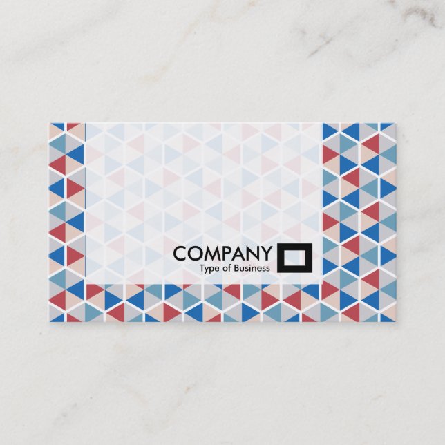 Carte De Visite Panneau - Motif hexagonal 05 (Devant)